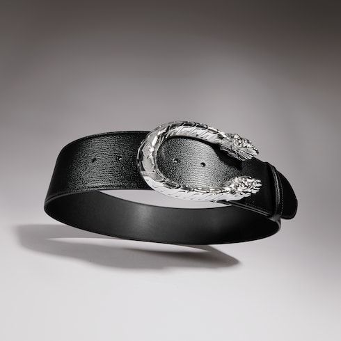 Women's Dionysus Wide Tiger Head Buckle Belt