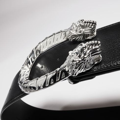 Women's Dionysus Wide Tiger Head Buckle Belt