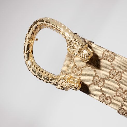 Women's Wide Tiger Head Buckle Belt