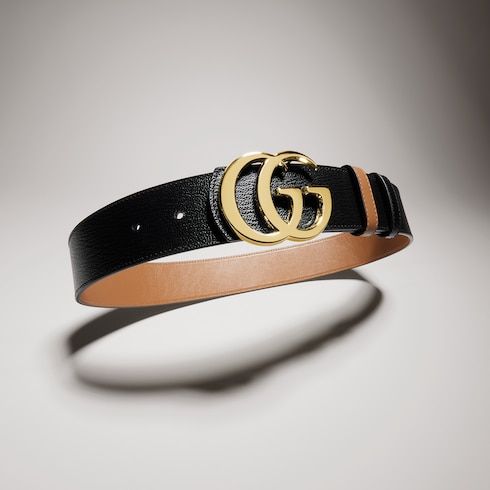 Women's Reversible Double G Buckle Belt