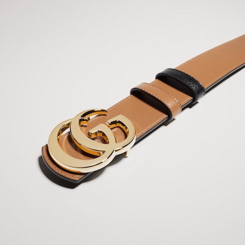 Women's Reversible Double G Buckle Belt