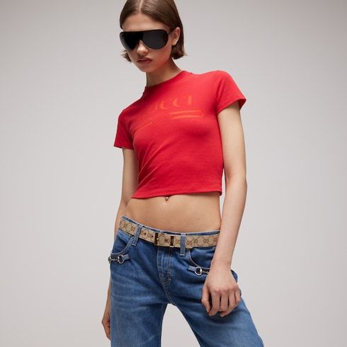 Women's Squared Buckle Canvas Belt