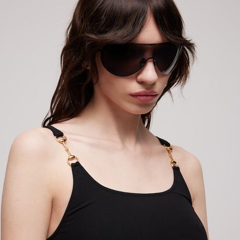 Women's Viscose Crêpe Jersey Top with Horsebit