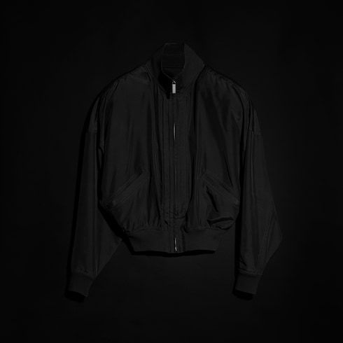 Women's Silk Poplin Zip Jacket