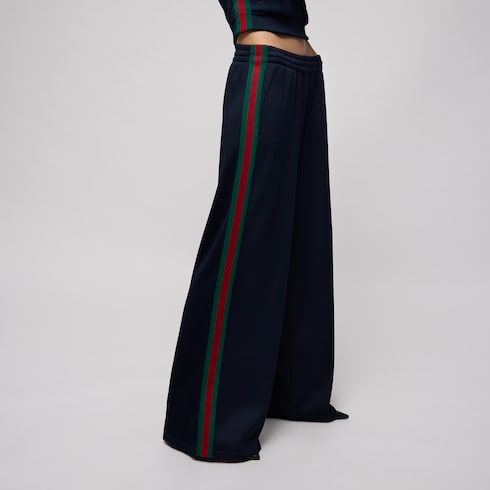 Women's Rib Cotton Jersey Leisure Pants
