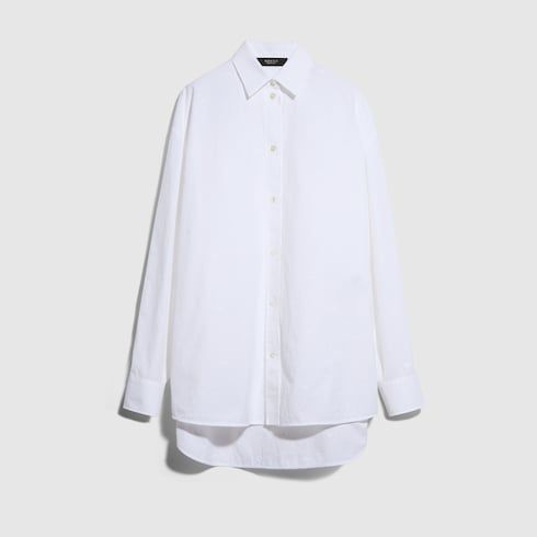 Women's Cotton Poplin Damier Shirt