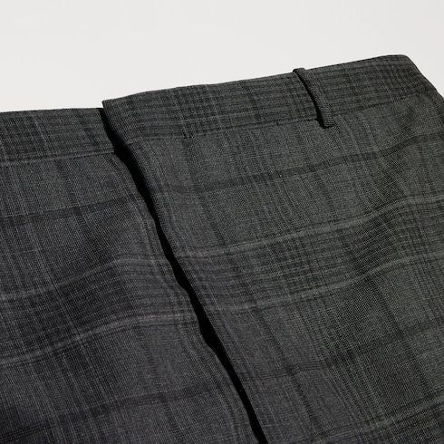 Women's Checked Fine Wool Pants