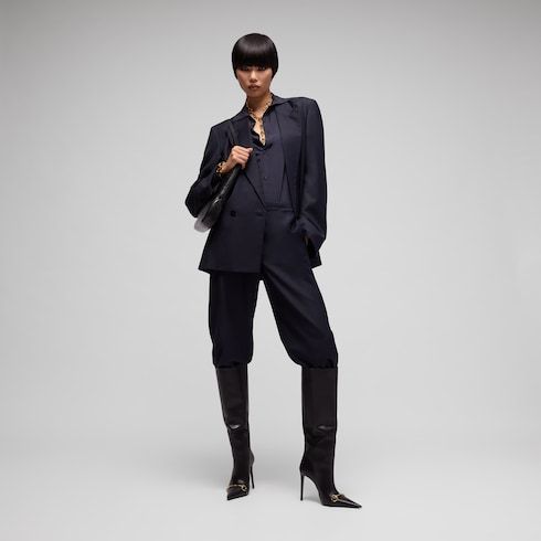 Women's Light Wool Double-Breasted Jacket