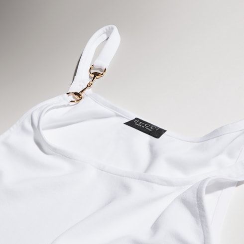 Women's Viscose Crêpe Jersey Top with Horsebit