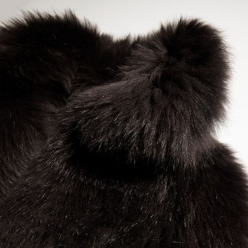Women's Long Hair Shearling Coat