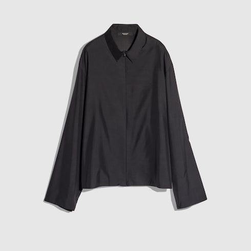 Men's Technical Poplin Zipped Shirt