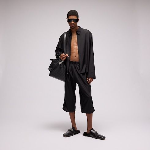Men's Technical Poplin Zipped Shirt