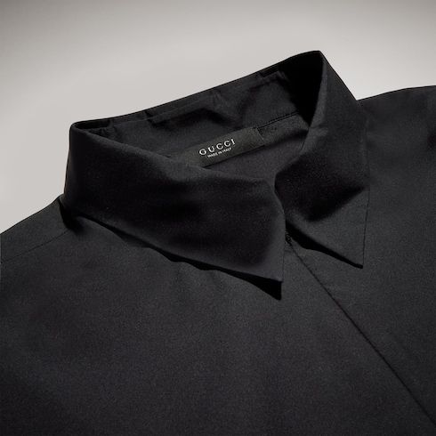 Men's Technical Poplin Zipped Shirt