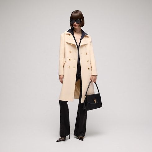 Women's Textured Wool Coat