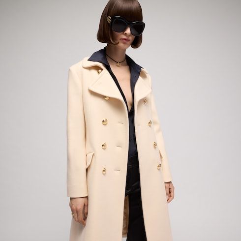 Women's Textured Wool Coat