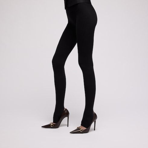 Women's Seamless Stretch Nylon Jersey Leggings