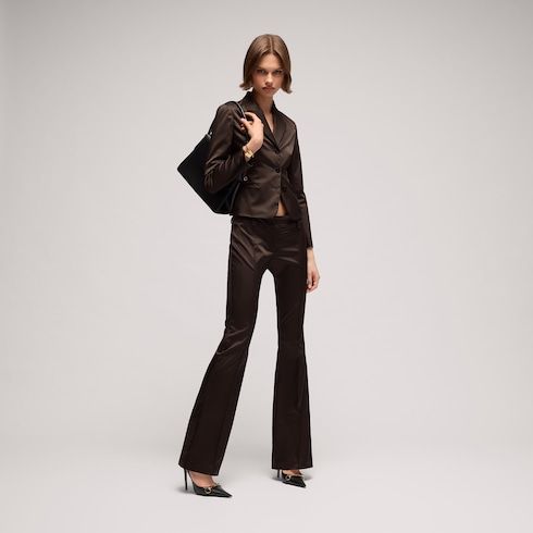 Women's Stretch Acetate Duchesse Pants