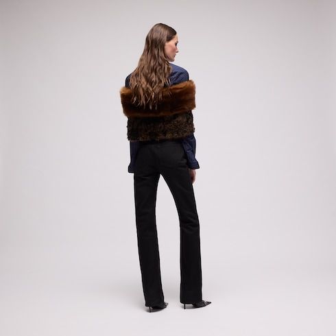 Women's Soft Coated Cotton Denim Pants