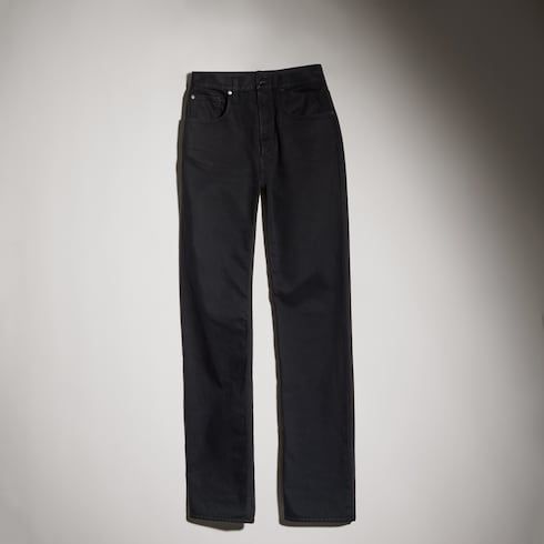 Women's Soft Coated Cotton Denim Pants