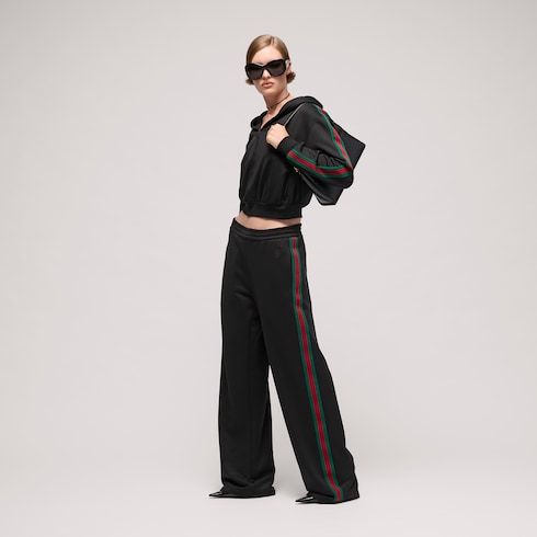 Women's Stretch Cotton Jersey Leisure Pants