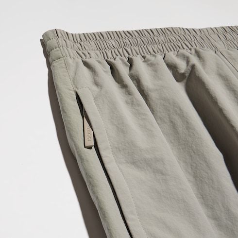Men's Froissé Nylon Faille Cargo Pants
