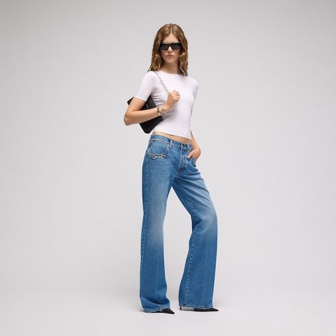 Women's Bootcut Cotton Denim Pants