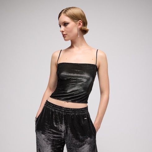 Women's Iridescent Jersey Top