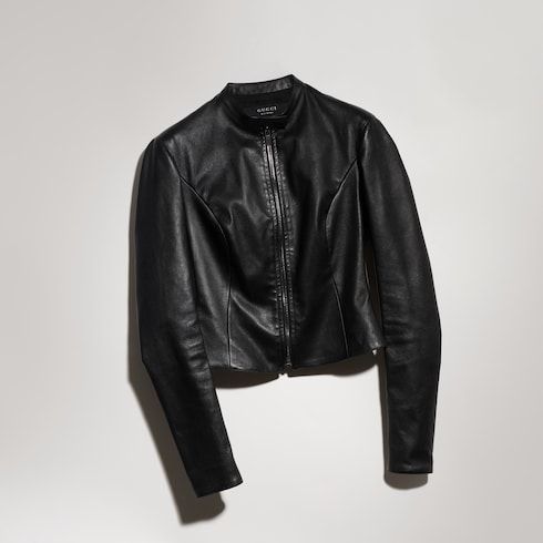 Women's Lightweight Stretch Leather Jacket