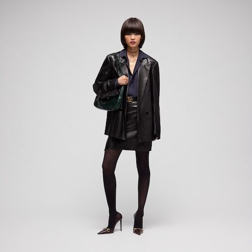 Women's Soft Nappa Double-Breasted Jacket
