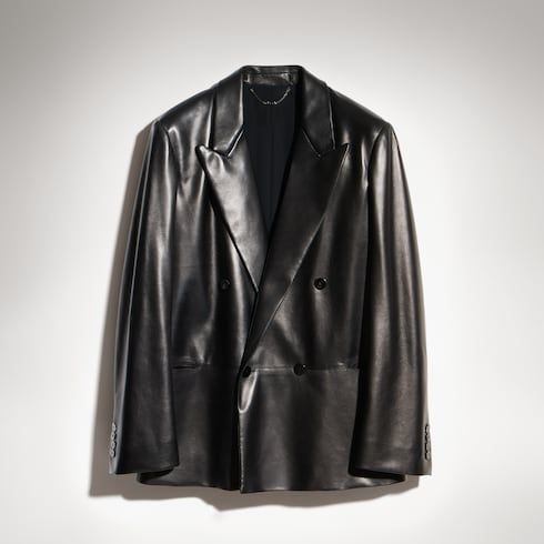 Women's Soft Nappa Double-Breasted Jacket