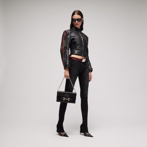 Women's Treated Calf Leather Biker Jacket