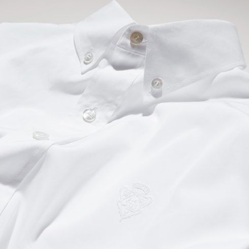 Women's Cropped Cotton Poplin Shirt