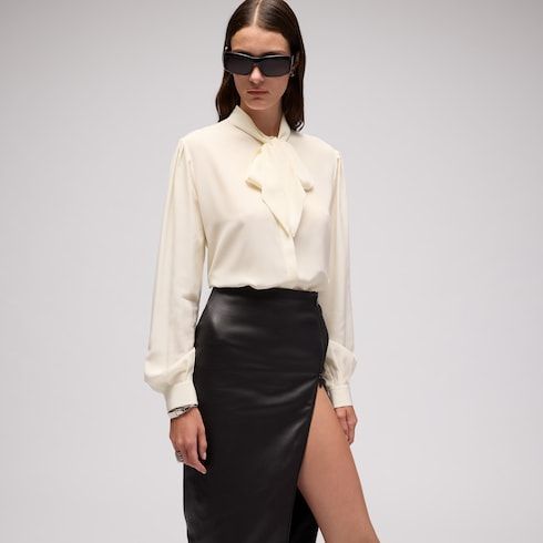 Women's Light Silk Crêpe de Chine Shirt