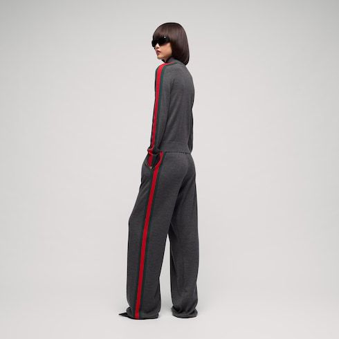 Women's Fine Wool Web Zip Jacket