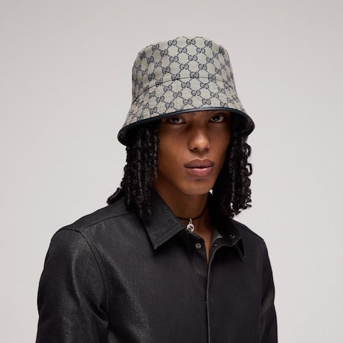 Women's GG Cotton Canvas Bucket Hat