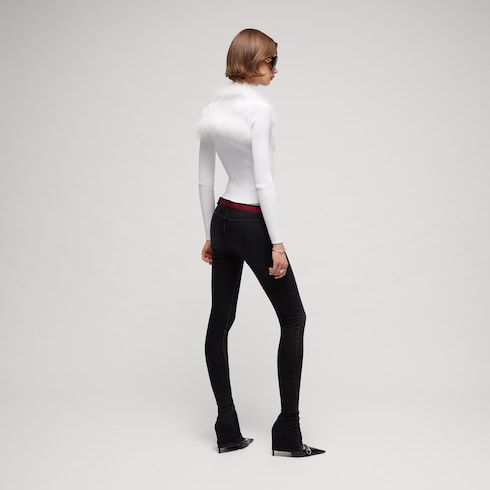 Women's Rib Viscose Tank Top with Cardigan