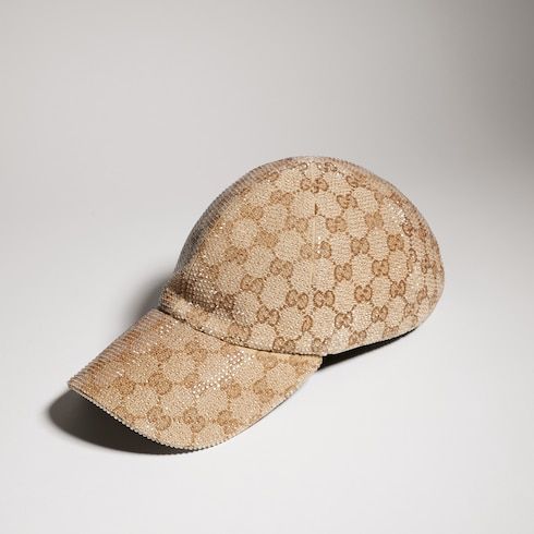 Men's Canvas Crystal Baseball Cap