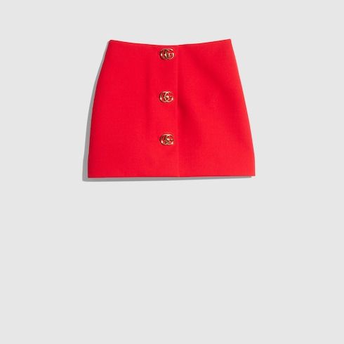 Women's Crêpe Wool Skirt