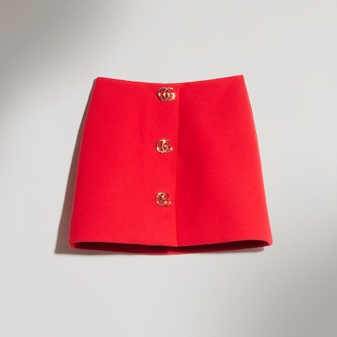 Women's Crêpe Wool Skirt