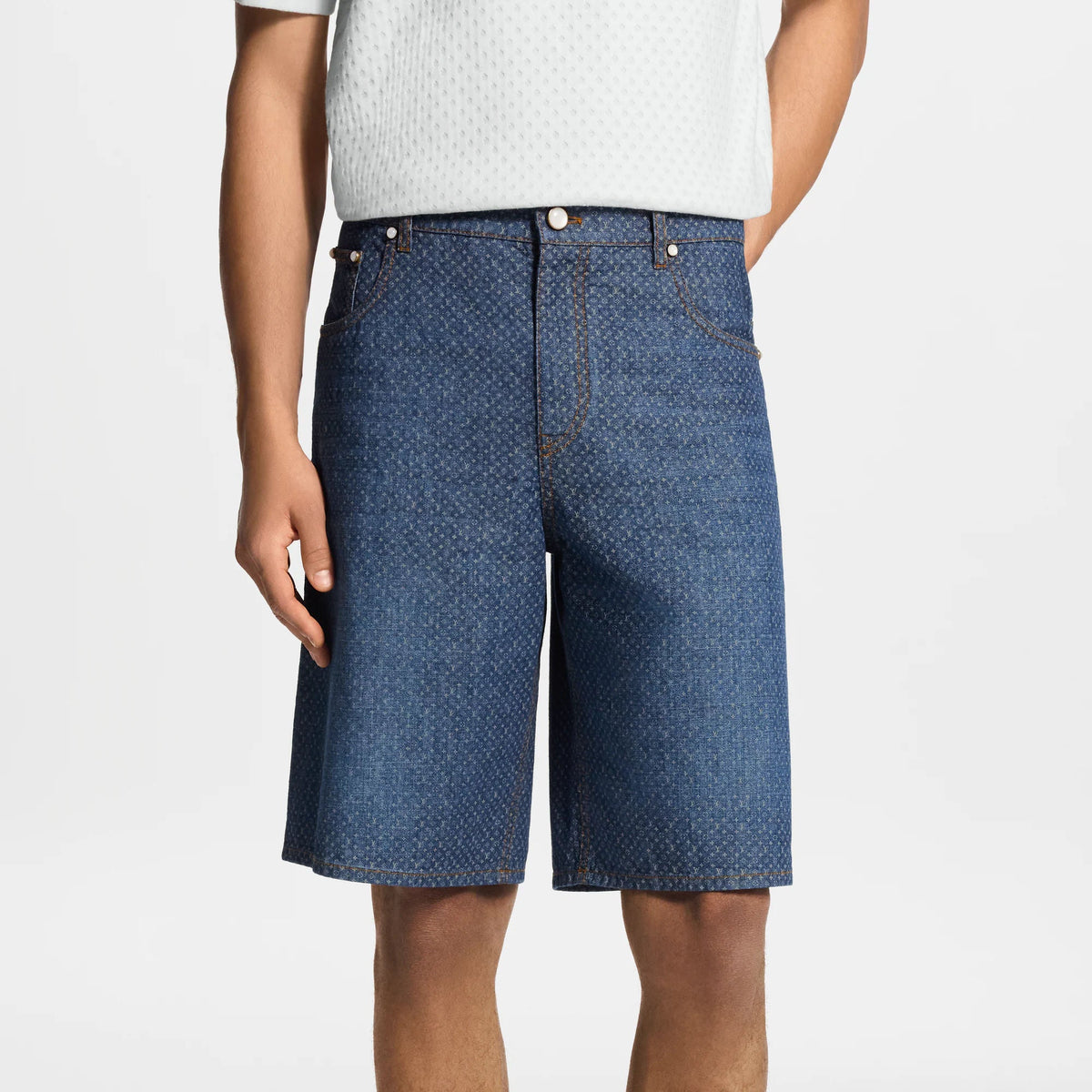 Men's Reflective Nanogram Chambray Shorts