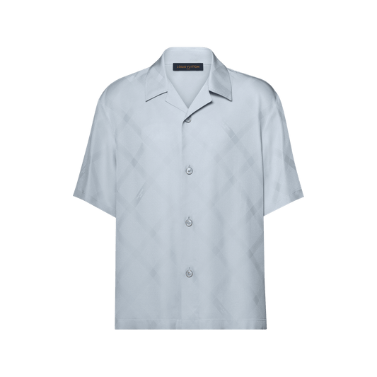 Men's Jacquard Short-Sleeved Shirt