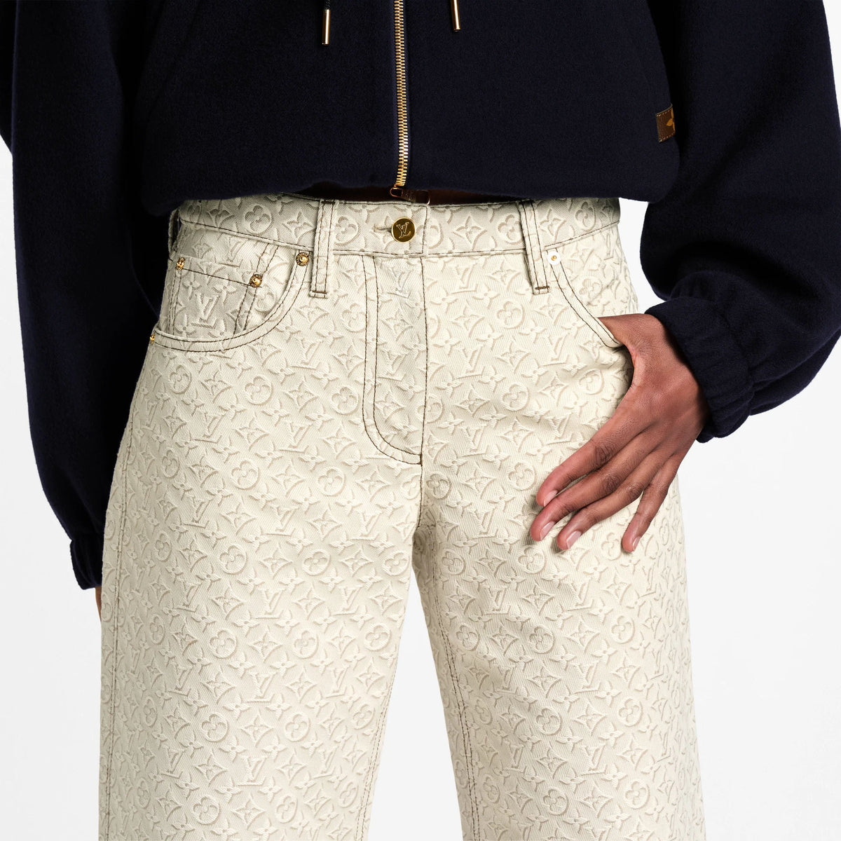 Women's 3D Monogram Jeans
