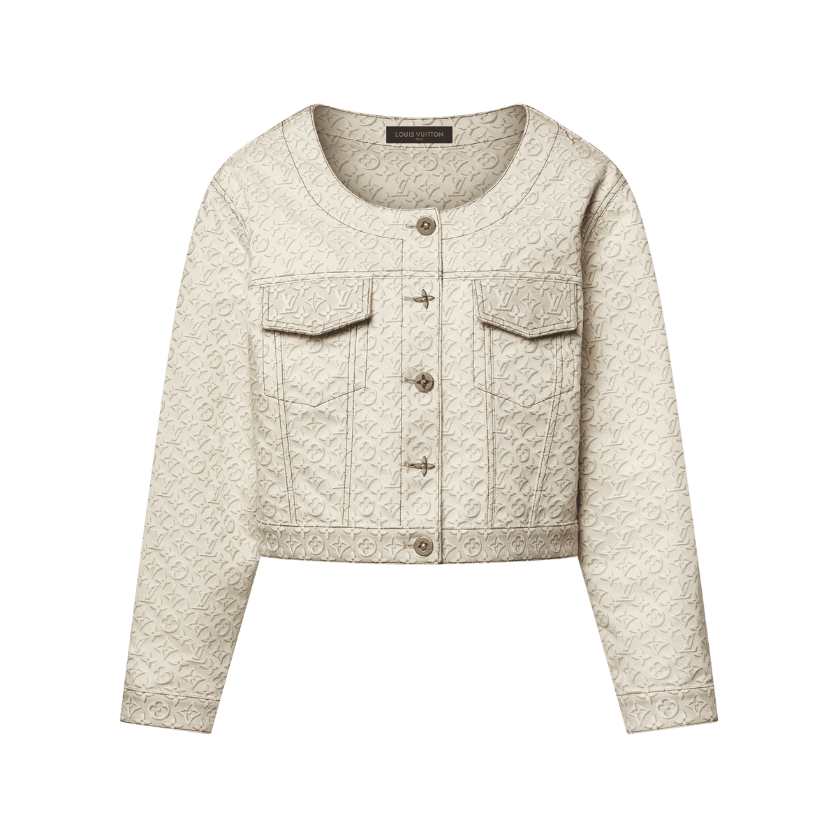Women's 3D Monogram Denim Jacket