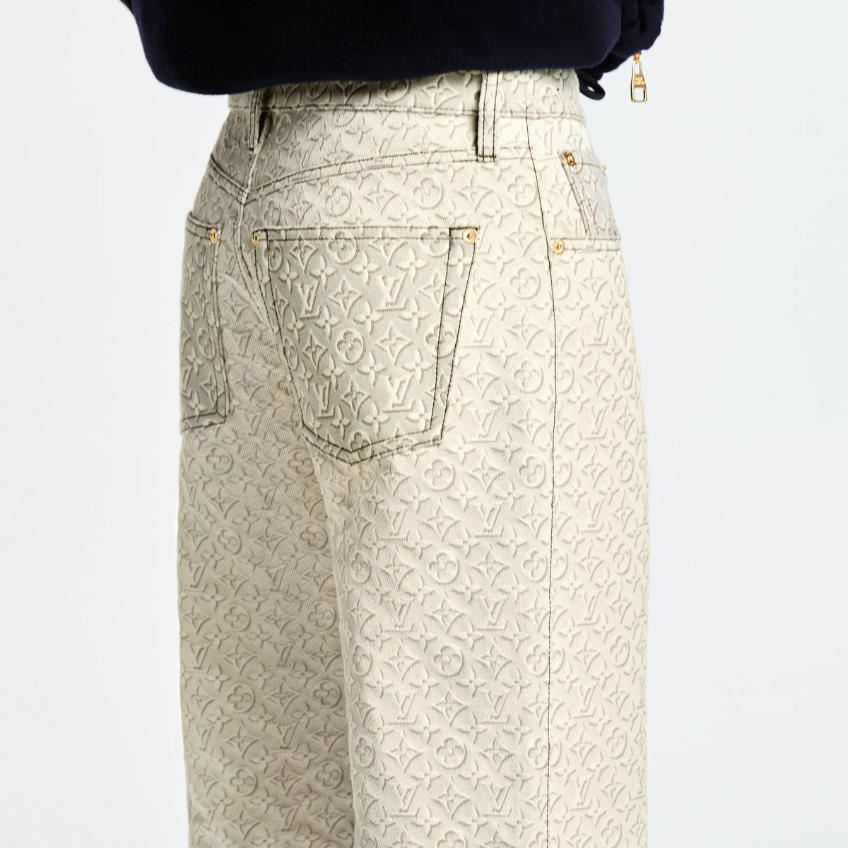 Women's 3D Monogram Jeans