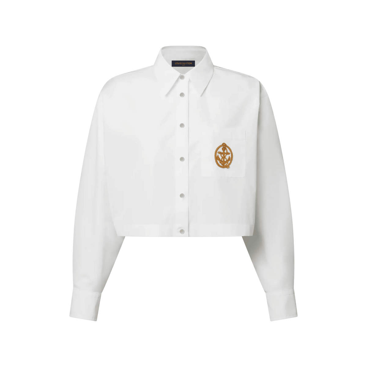 Women's Anchor Patch Cropped Shirt