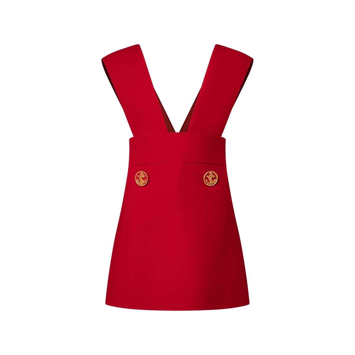 Women's Anchor Button Strap Dress