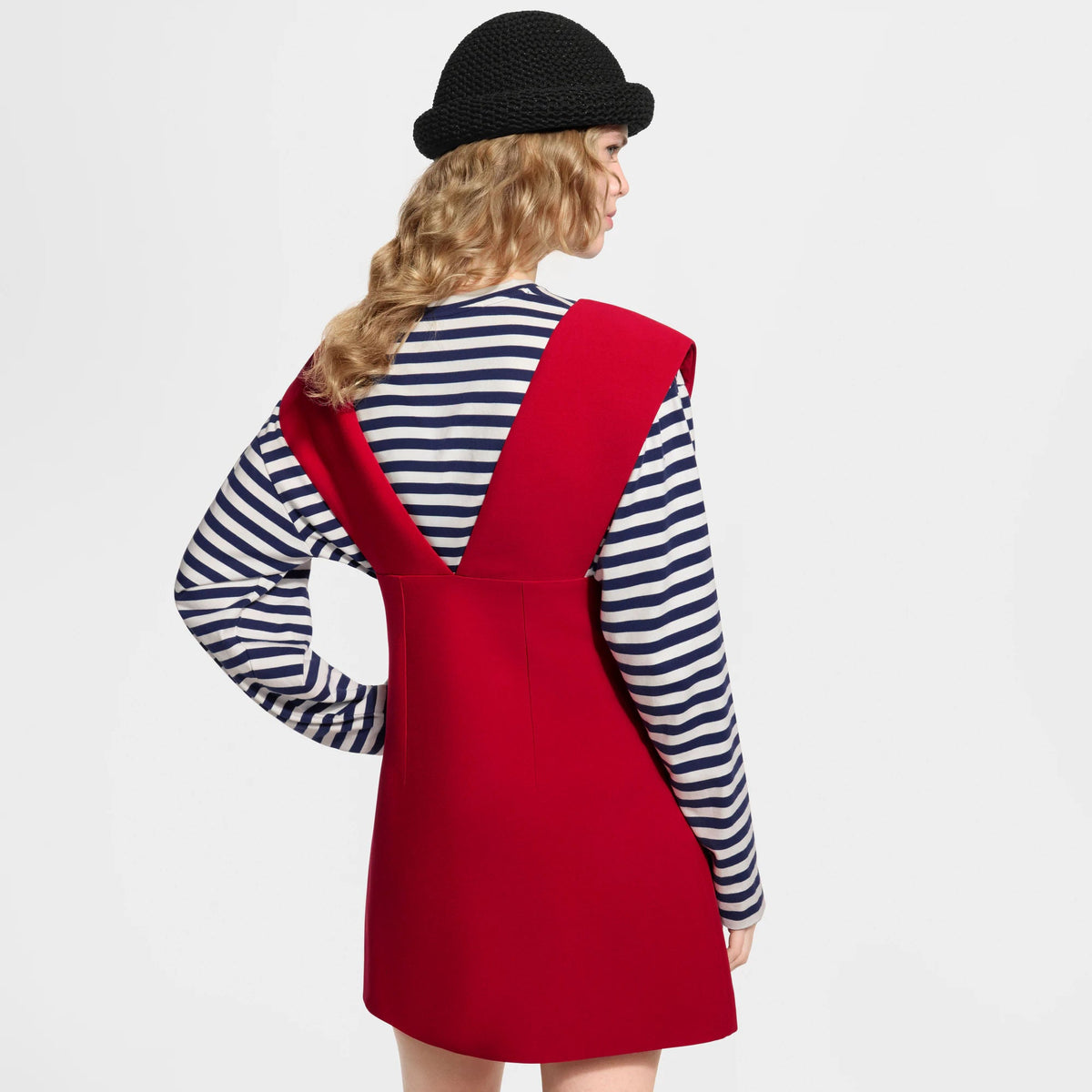 Women's Anchor Button Strap Dress