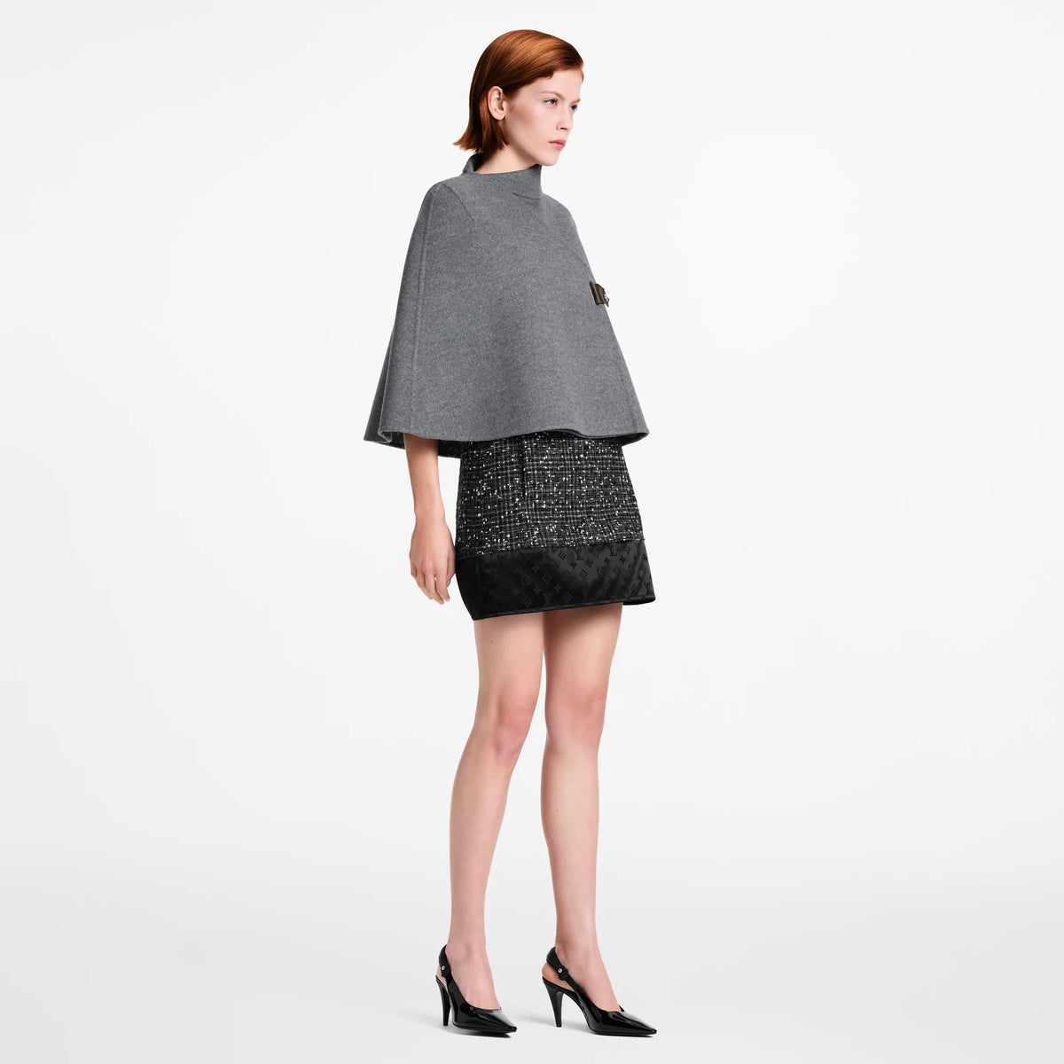 Women's Asymmetrical Collar Cape