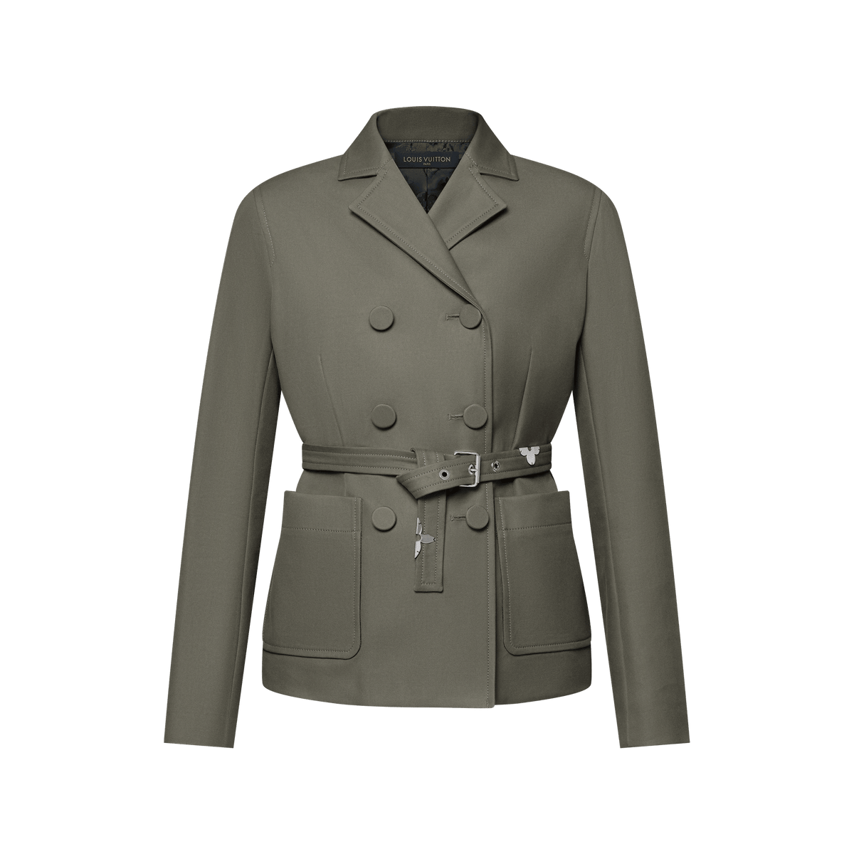 Women's Belted Double-Breasted Jacket