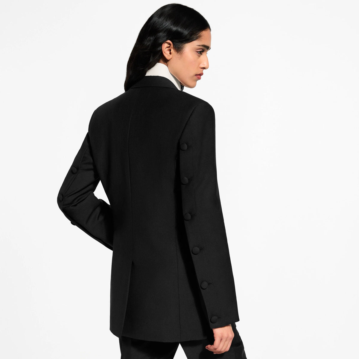 Women's Button Sleeve Blazer
